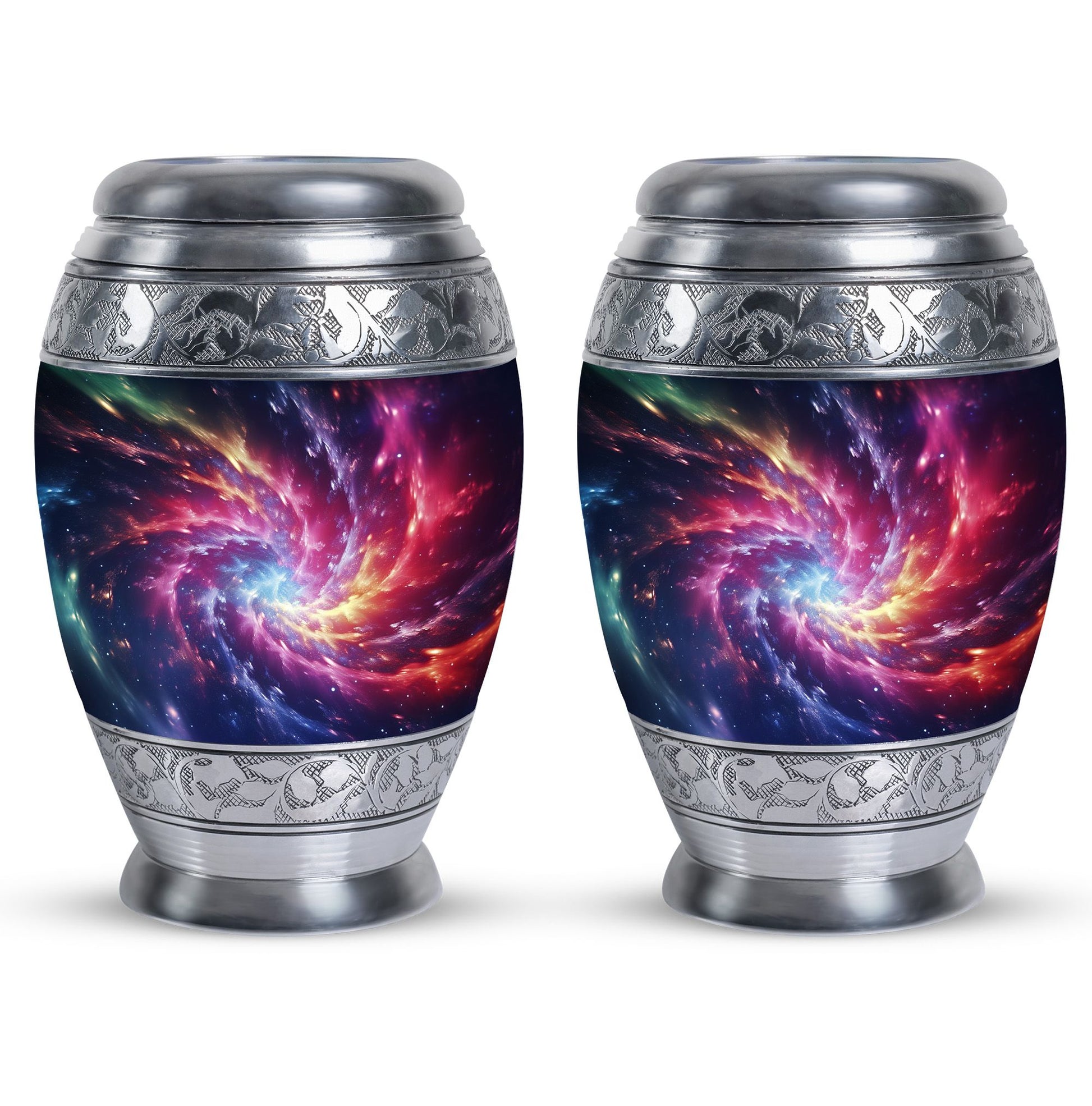 Symphony Cosmos - Galaxy Urn Teardrop, Heart Cremation Urn For Ashes