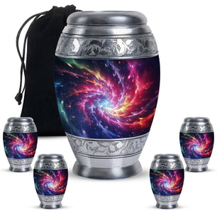 Symphony Cosmos - Galaxy Urn Teardrop, Heart Cremation Urn For Ashes
