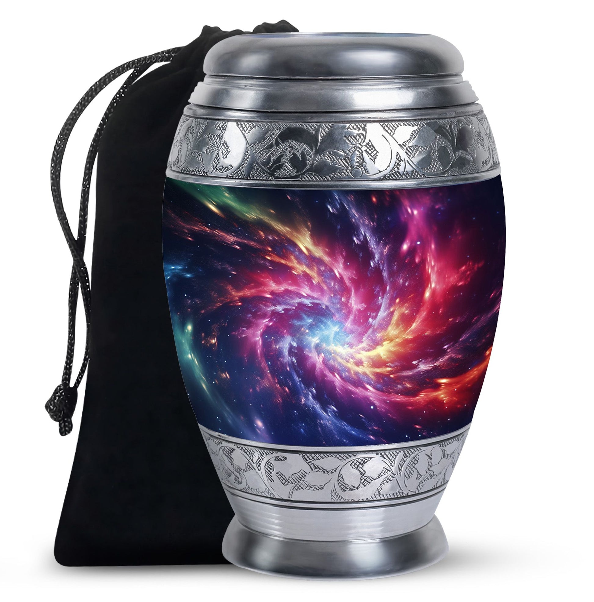Symphony Cosmos - Galaxy Urn Teardrop, Heart Cremation Urn For Ashes