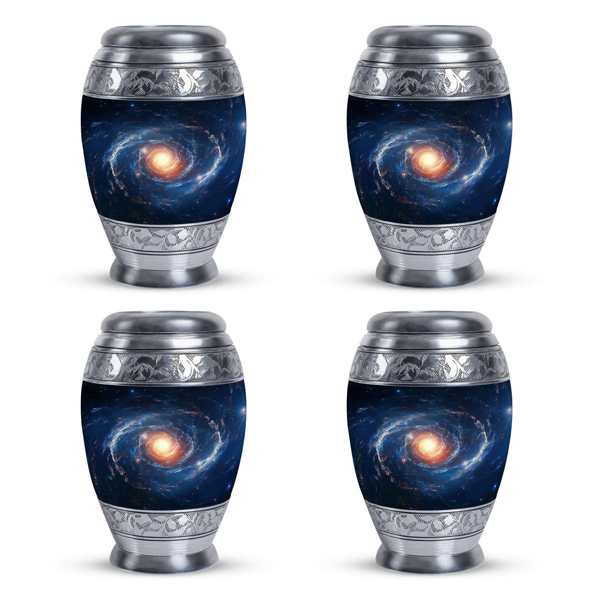 The Galactic Swirl. - Galaxy Urn Large Teardrop, Heart Urn For Ashes