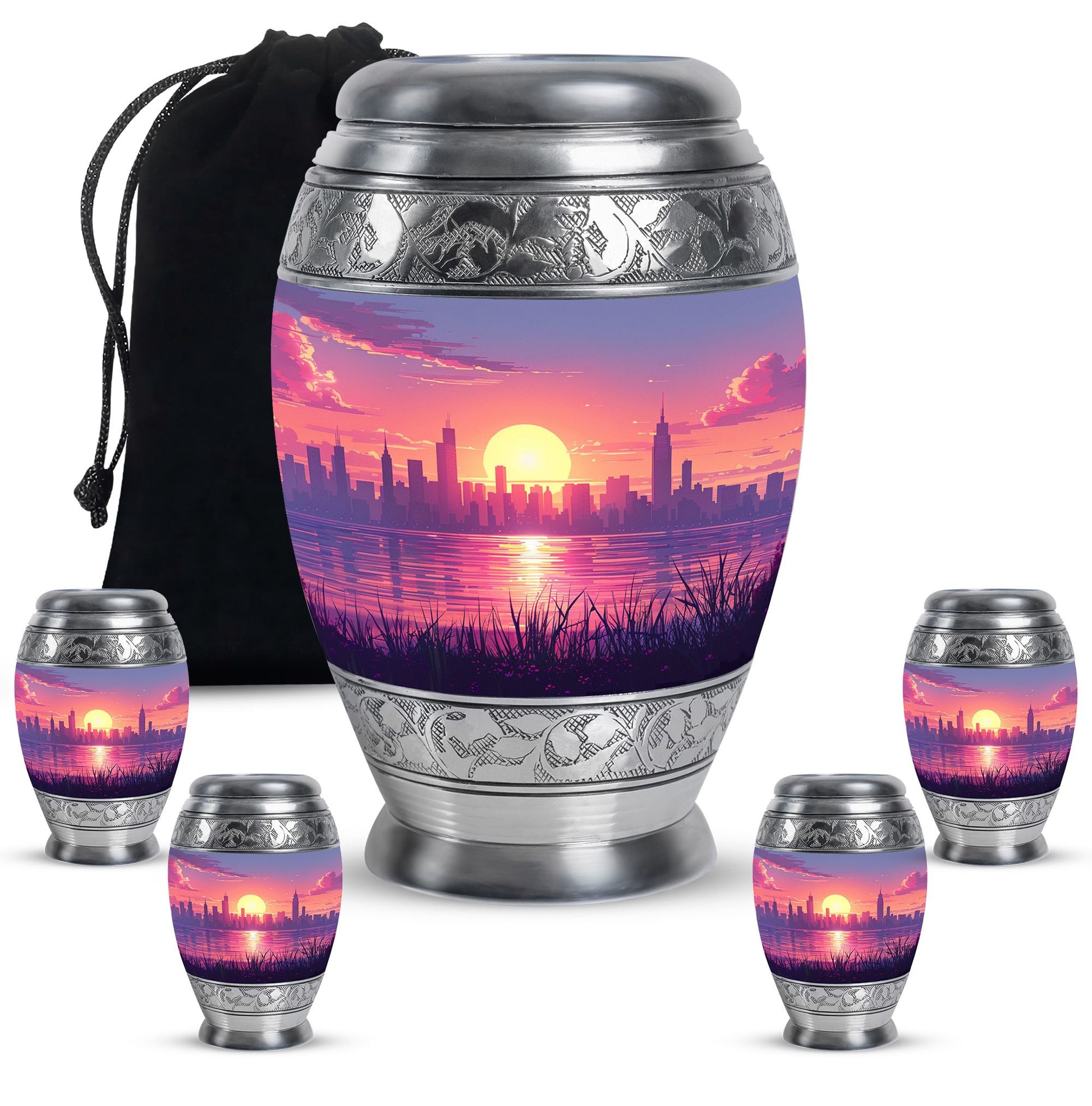 Urban Oasis - Car Urn Large Teardrop, Heart Urn For Ashes