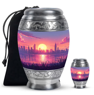 Urban Oasis - Car Urn Large Teardrop, Heart Urn For Ashes