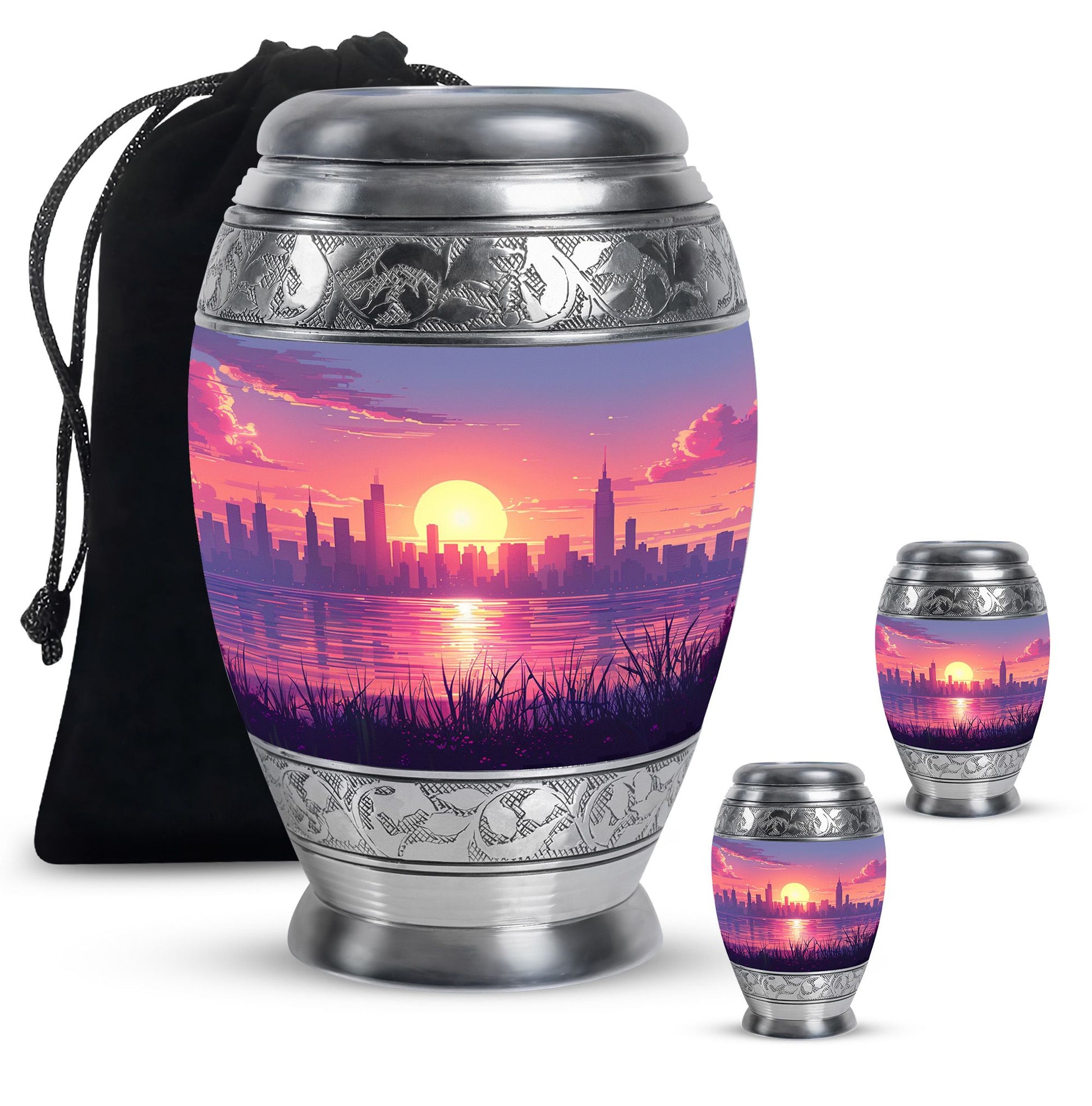 Urban Oasis - Car Urn Large Teardrop, Heart Urn For Ashes