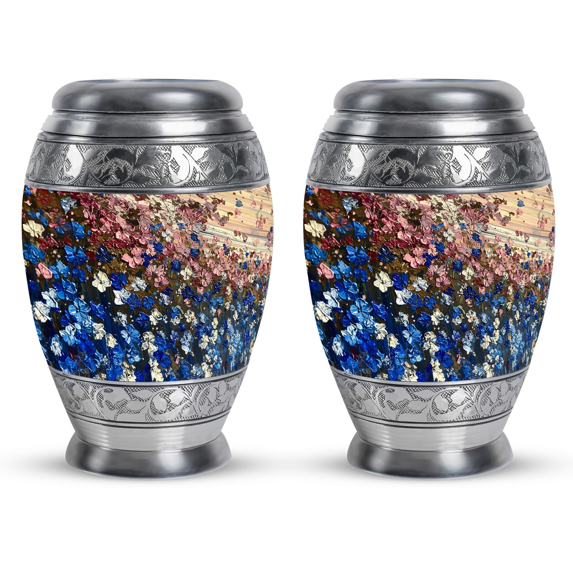 Flowers Urns For Women Funeral, Ashes Cremation Urn