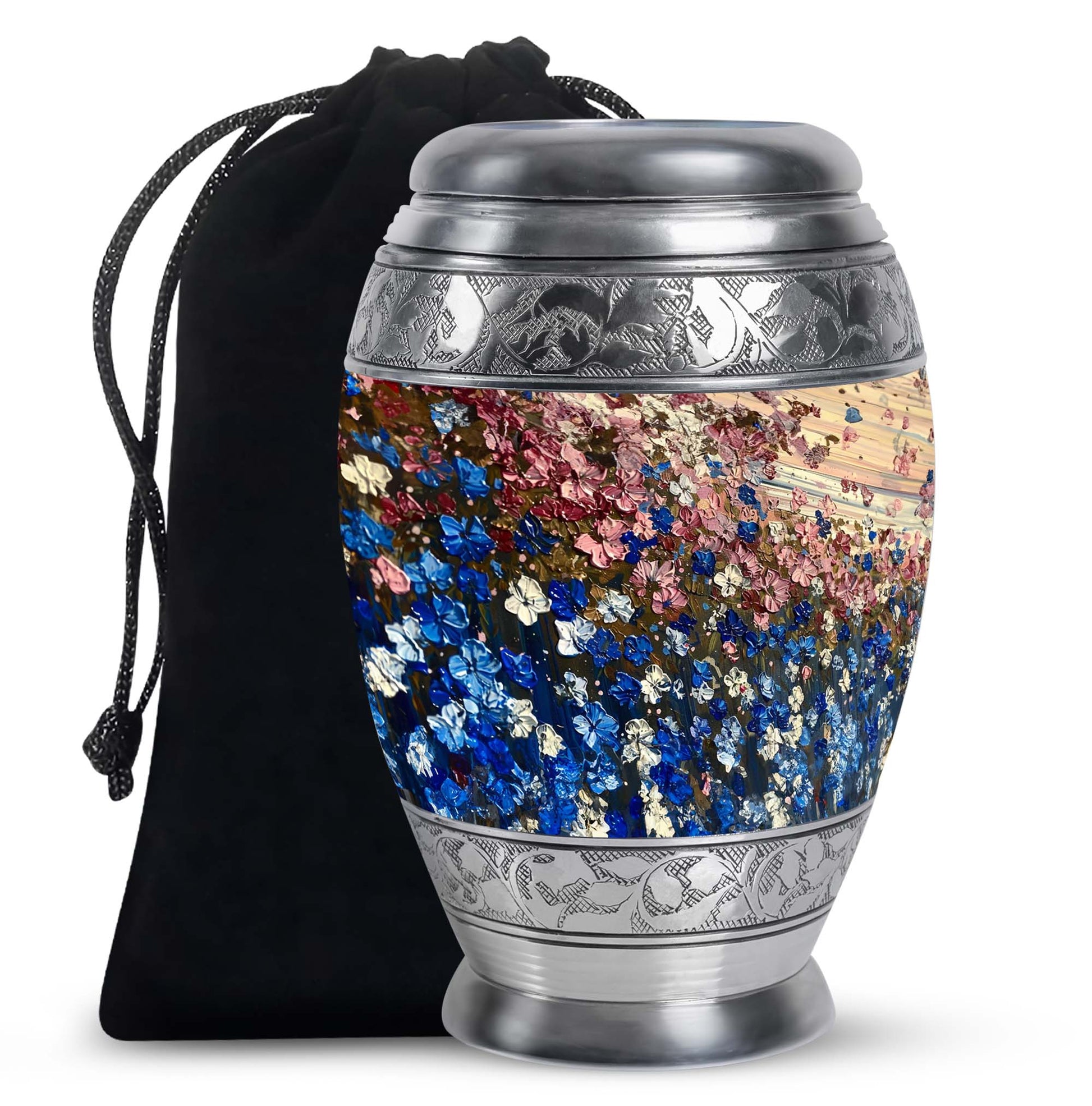 Flowers Urns For Women Funeral, Ashes Cremation Urn