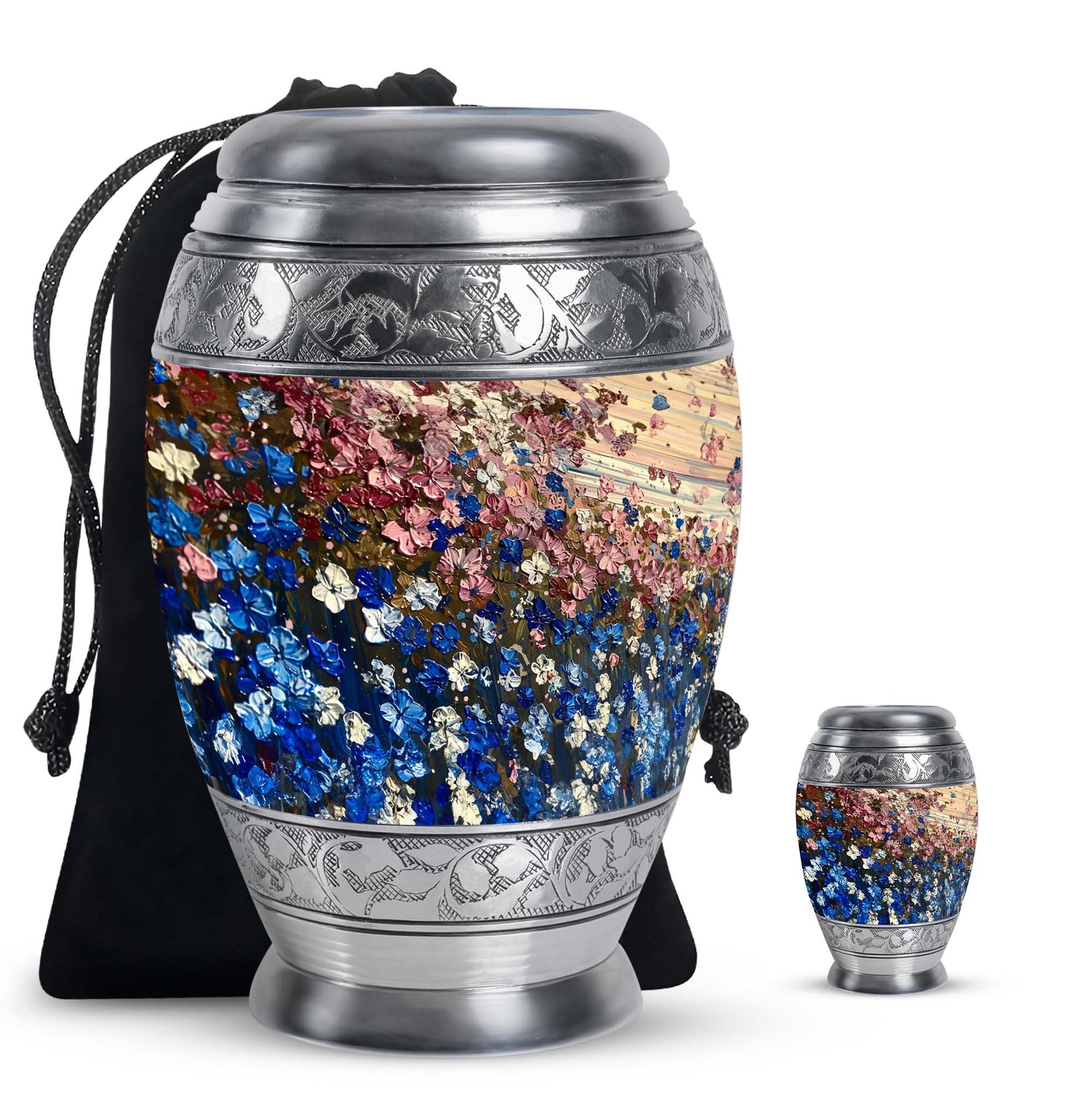 Flowers Urns For Women Funeral, Ashes Cremation Urn