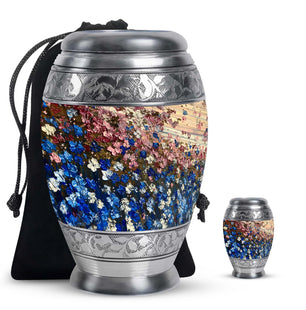 Flowers Urns For Women Funeral, Ashes Cremation Urn