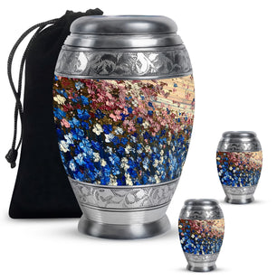 Flowers Urns For Women Funeral, Ashes Cremation Urn