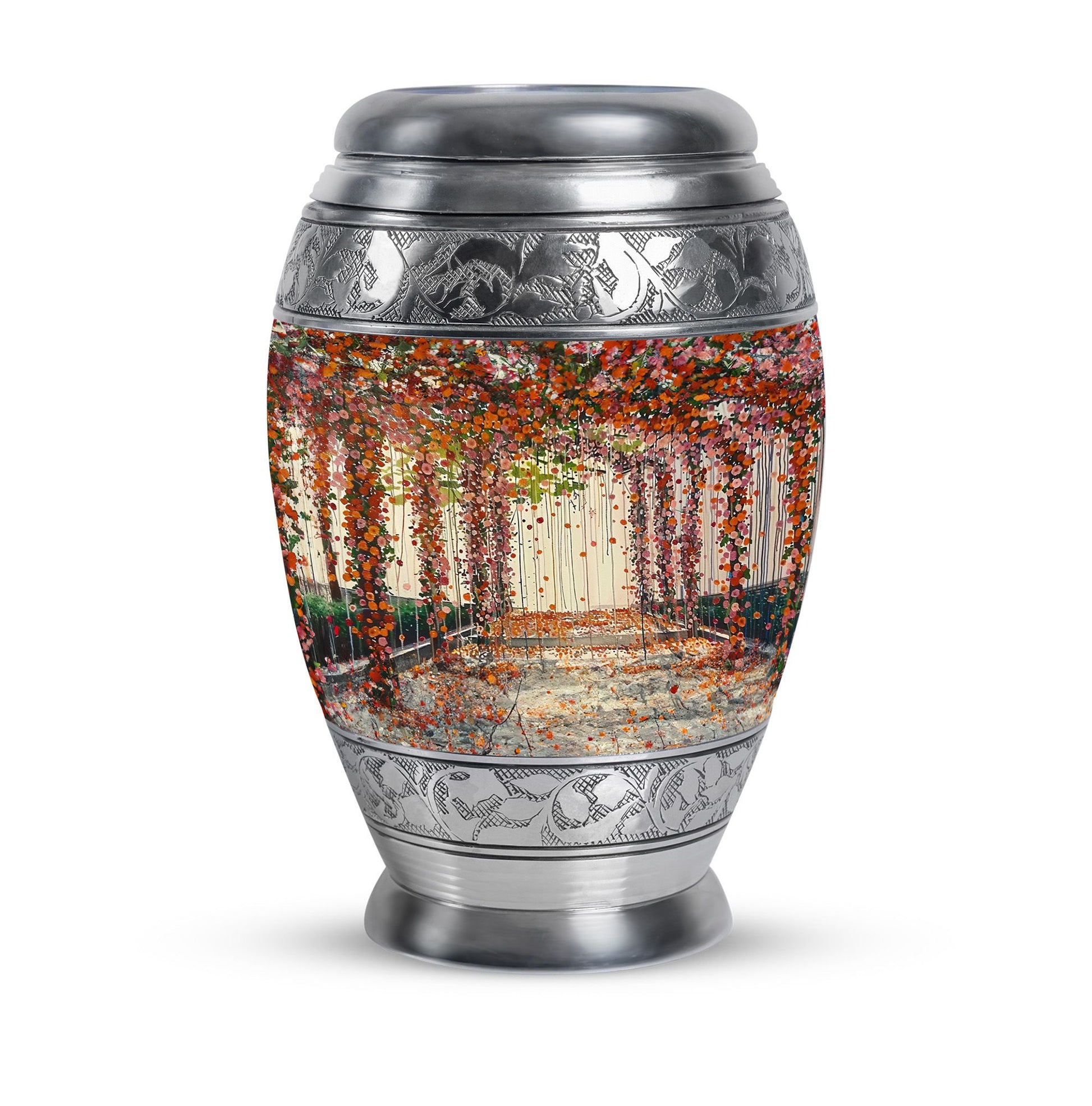 Flowers Small Ashes Urn Funeral, Ashes Memorial Urn