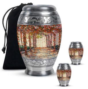 Flowers Small Ashes Urn Funeral, Ashes Memorial Urn