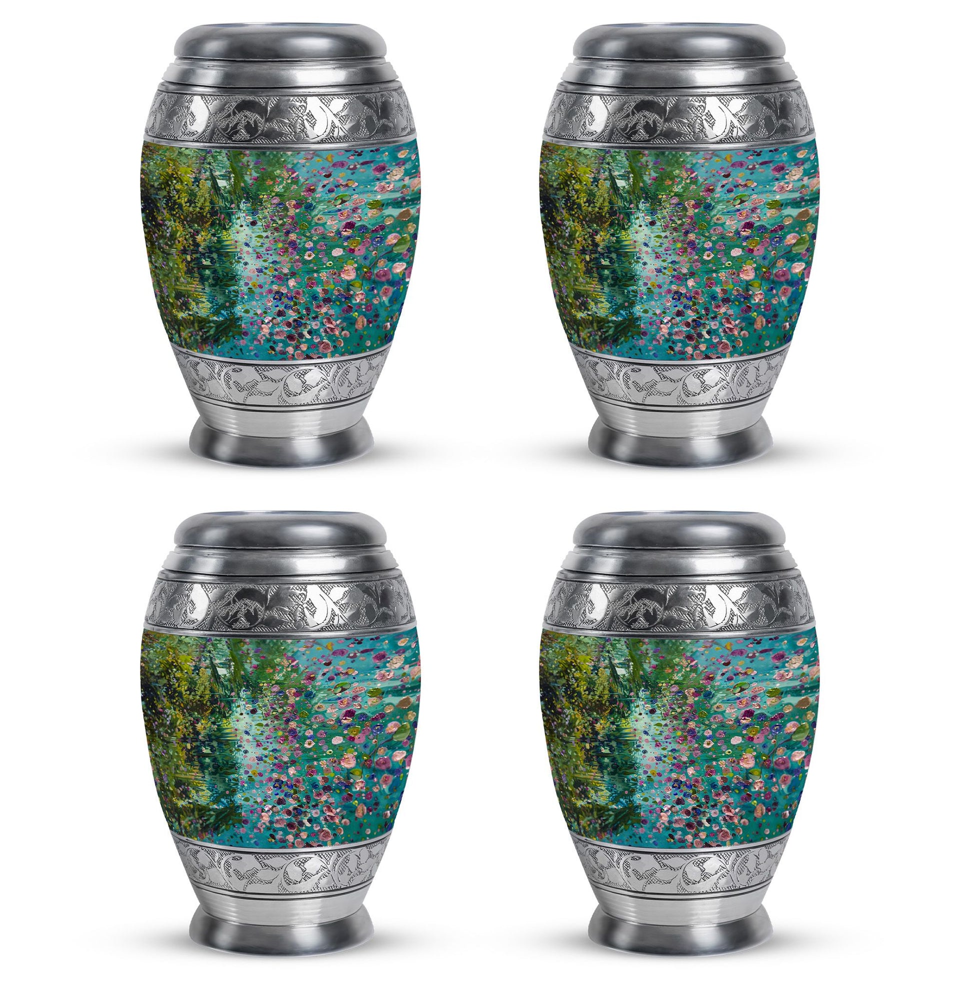 Flowers Urn Vase Funeral, Ashes Cremation Urn For Ashes