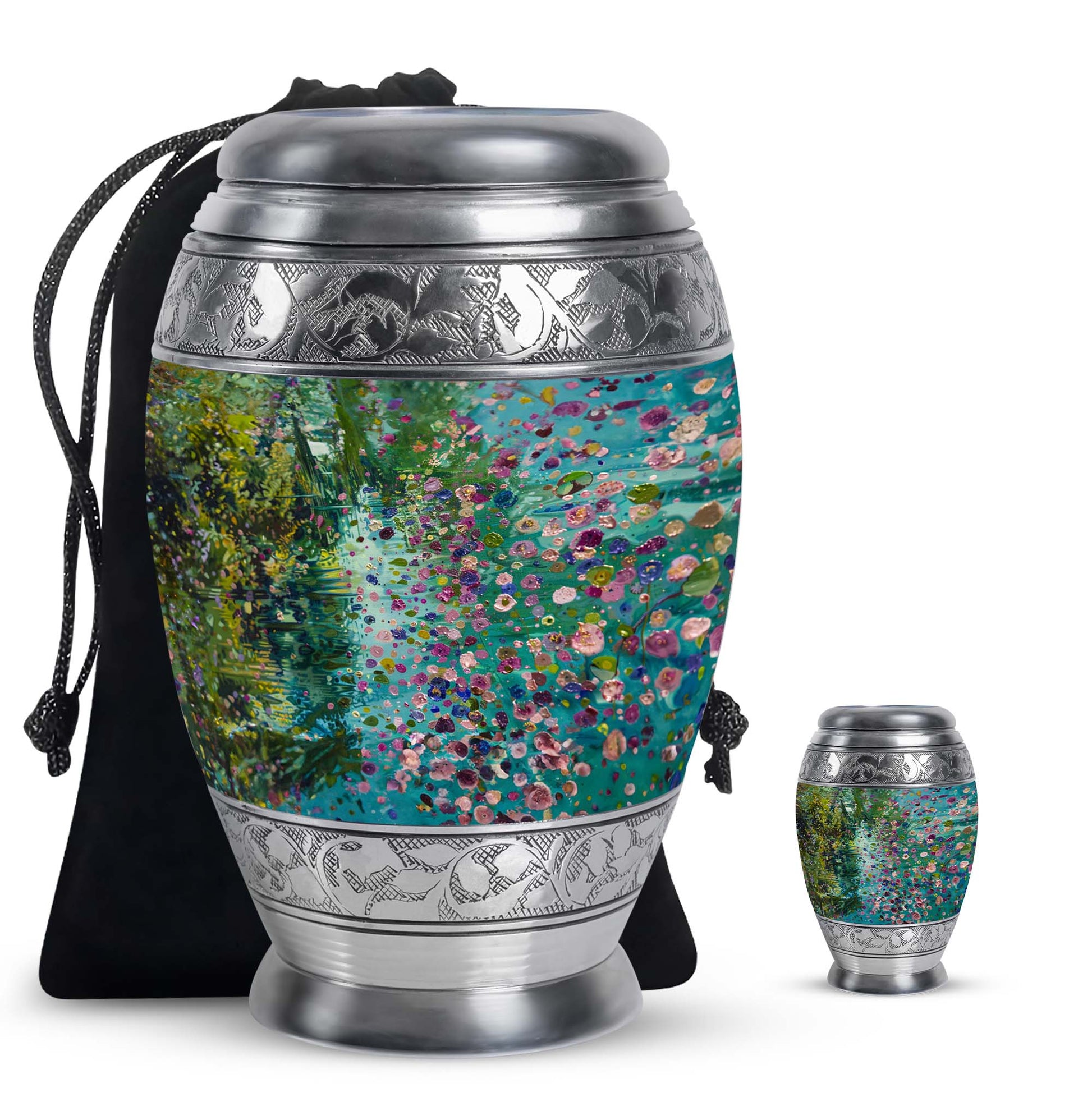 Flowers Urn Vase Funeral, Ashes Cremation Urn For Ashes