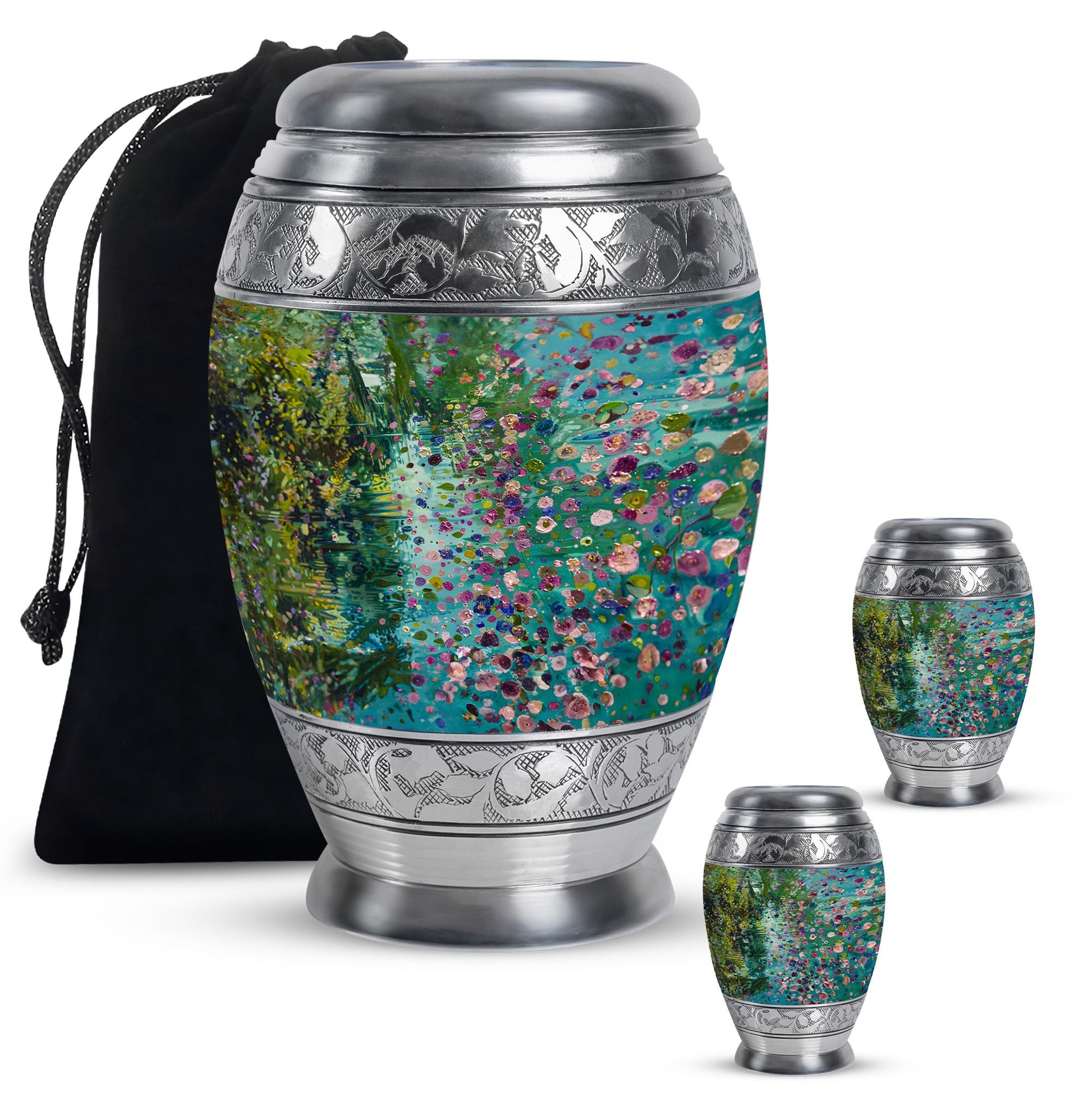 Flowers Urn Vase Funeral, Ashes Cremation Urn For Ashes