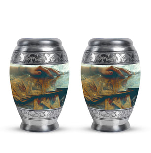 Tarot Decorative Urn For Ashes Large Funeral, Ashes Urn For Ashes