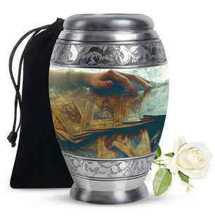 Tarot Decorative Urn For Ashes Large Funeral, Ashes Urn For Ashes