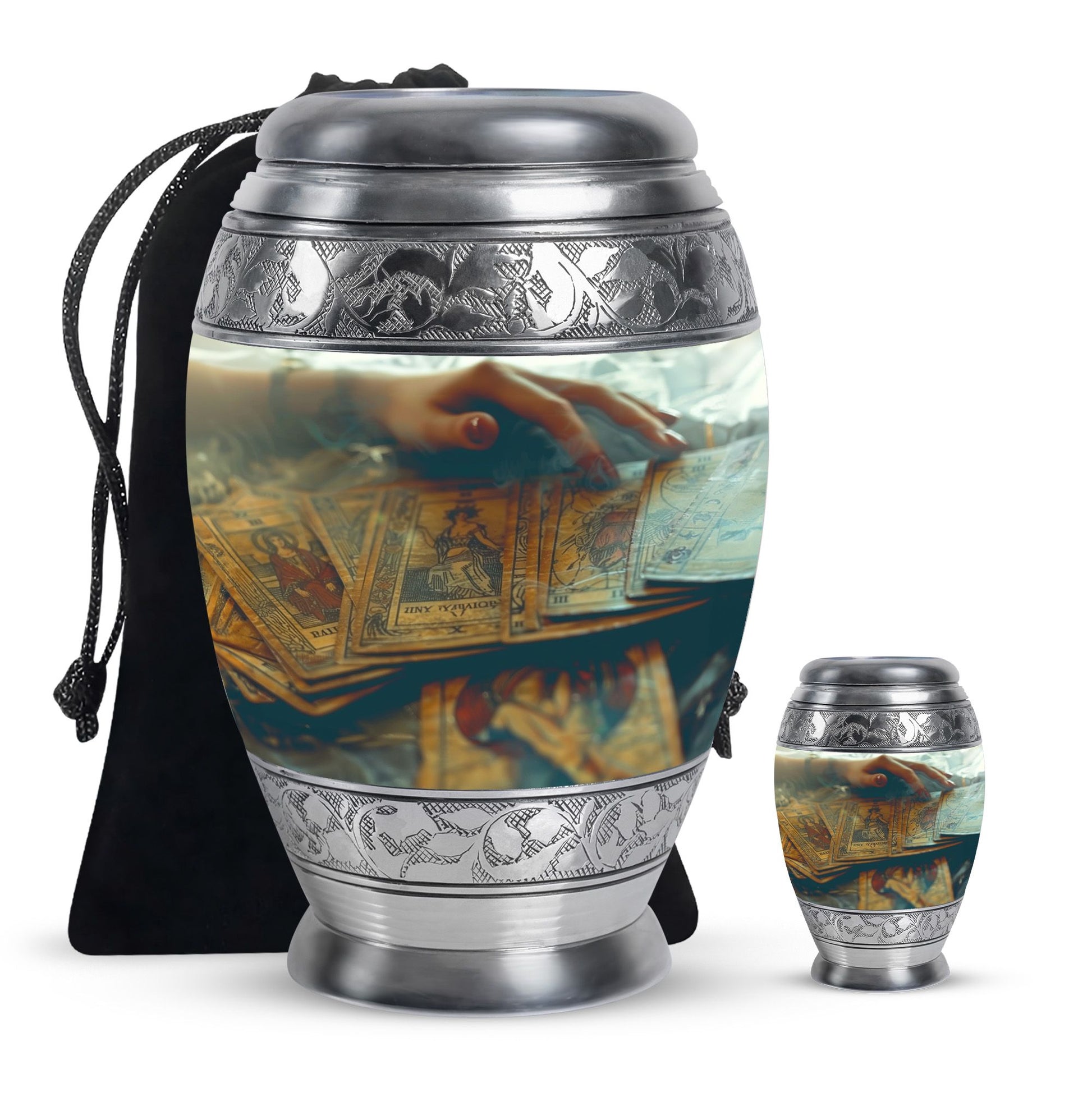Tarot Decorative Urn For Ashes Large Funeral, Ashes Urn For Ashes