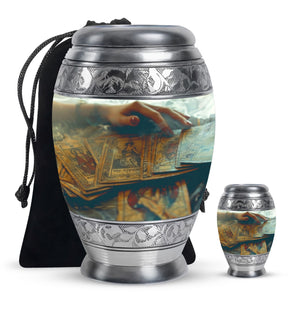 Tarot Decorative Urn For Ashes Large Funeral, Ashes Urn For Ashes