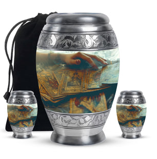 Tarot Decorative Urn For Ashes Large Funeral, Ashes Urn For Ashes