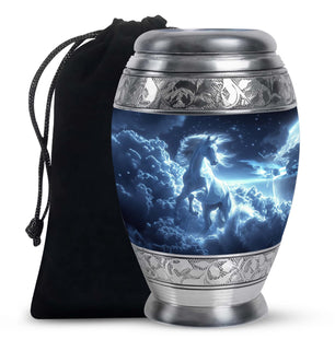 Horse Customized Urns For Human Ashes Funeral, Ashes Memorial Urn
