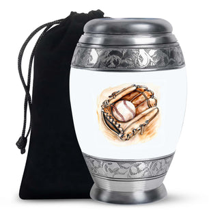 Baseball Memorial Urn For Ashes Large Funeral, Ashes Urn For Ashes