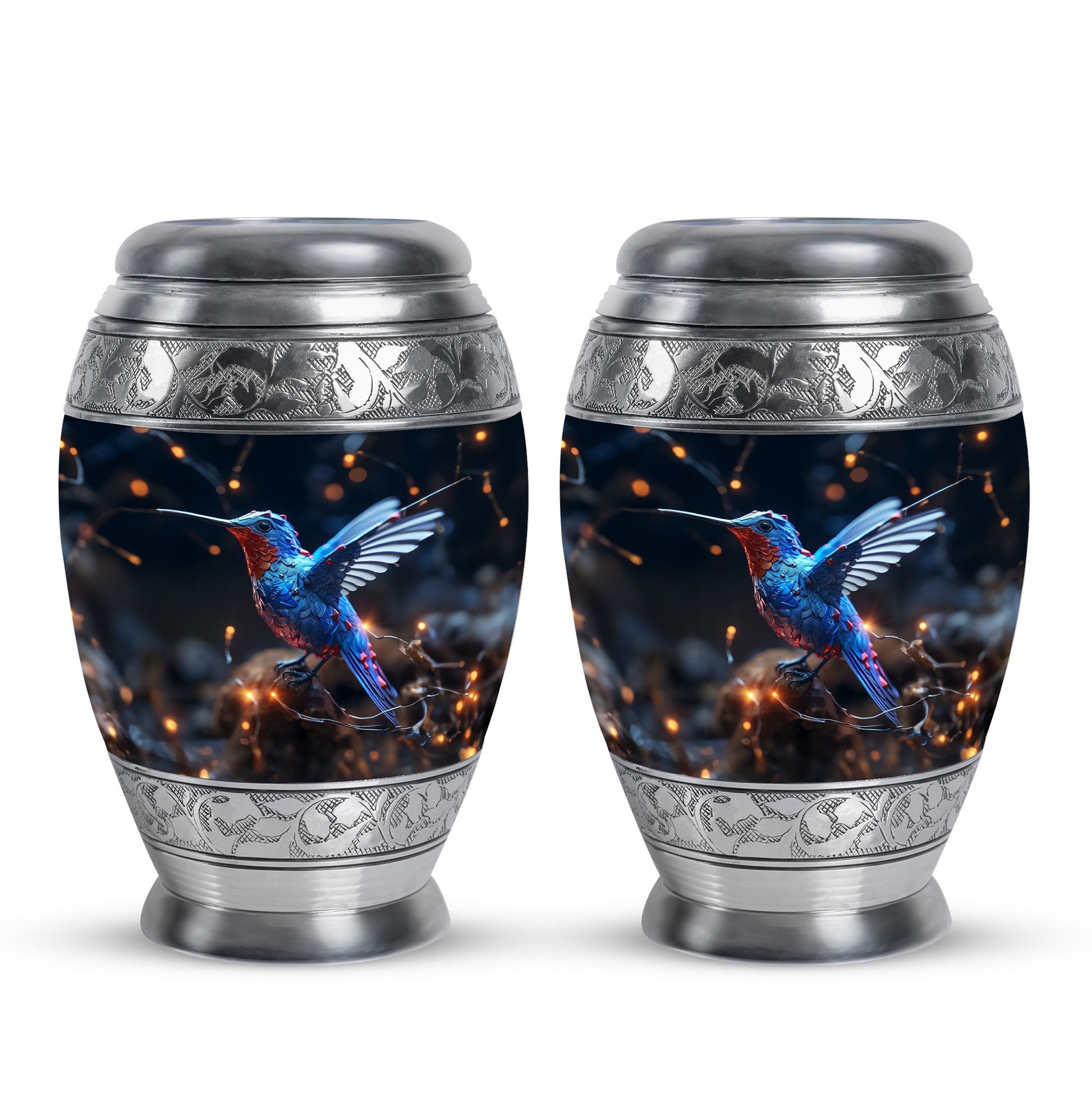 Humming Birds Urns Large Funeral, Ashes Urn For Ashes