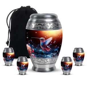 Humming Birds Cremation Keepsakes Funeral, Ashes Cremation Urn