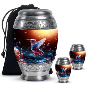 Humming Birds Cremation Keepsakes Funeral, Ashes Cremation Urn