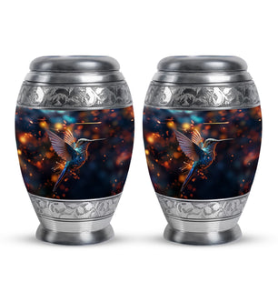 Humming Birds Urn For Mom Ashes Funeral, Ashes Memorial Urn