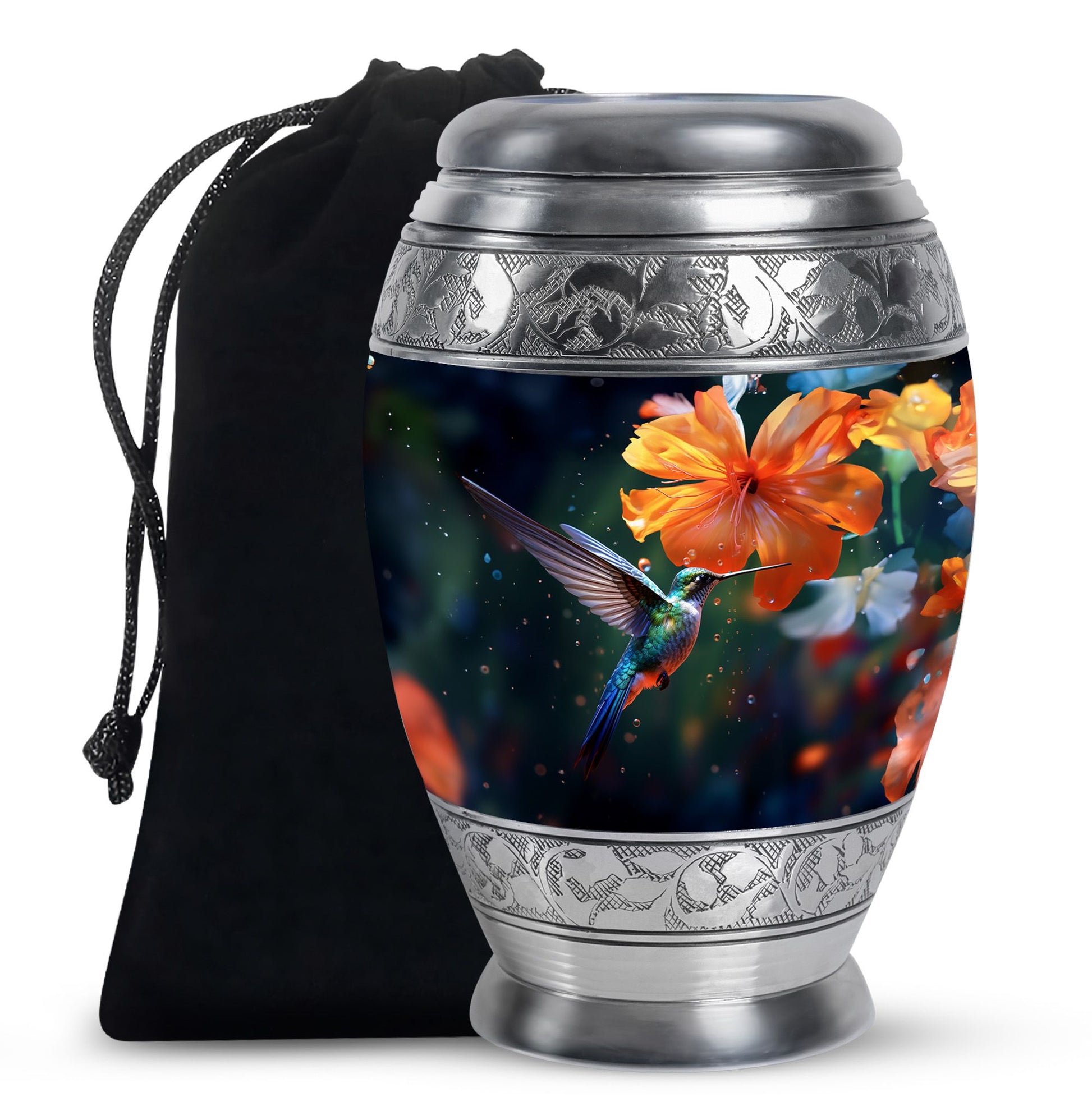 Humming Birds Urn For Ashes Funeral, Ashes Cremation Urn For Ashes