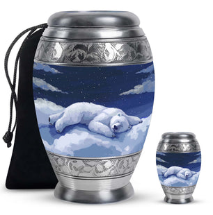 Bear Urns For Ashes Adult Male Large Funeral, Ashes Cremation Urn