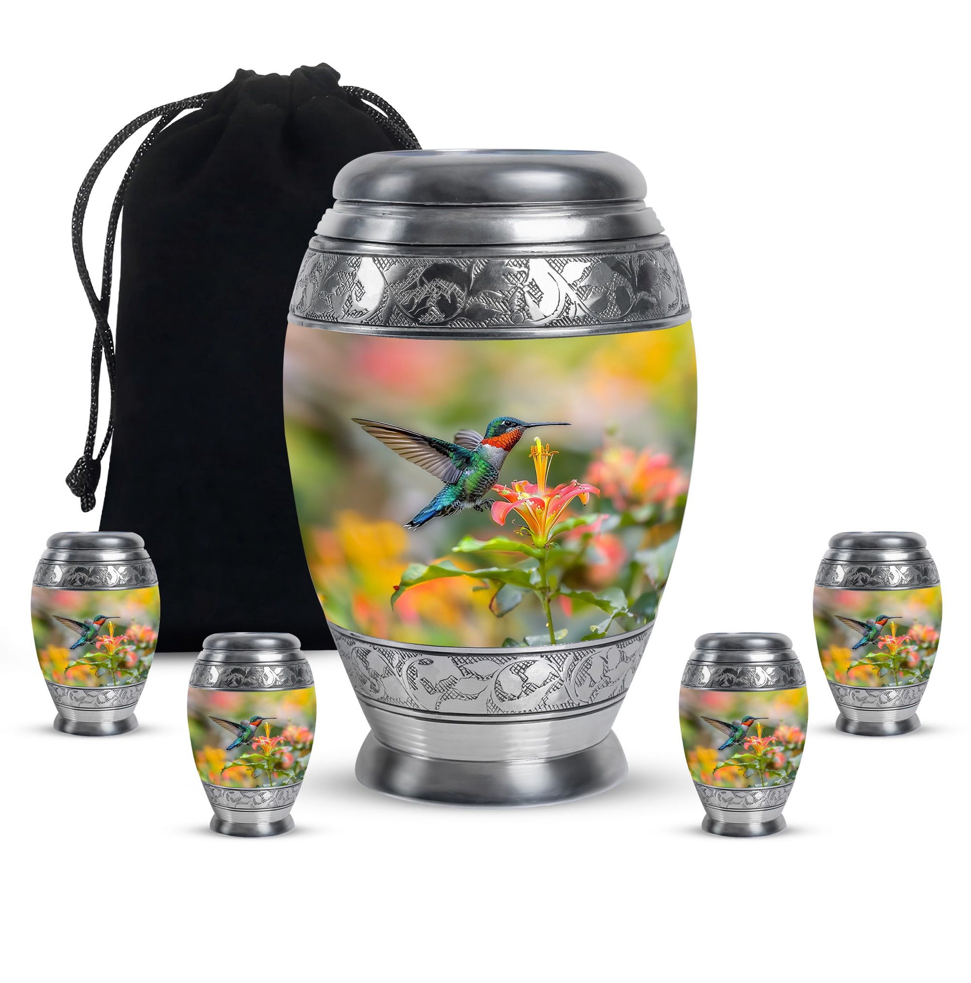 Humming Bird Keepsake Urns Funeral, Ashes Cremation Urn
