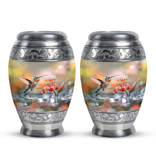 Humming Bird Cremation Keepsakes For Ashes Funeral, Ashes Memorial Urn