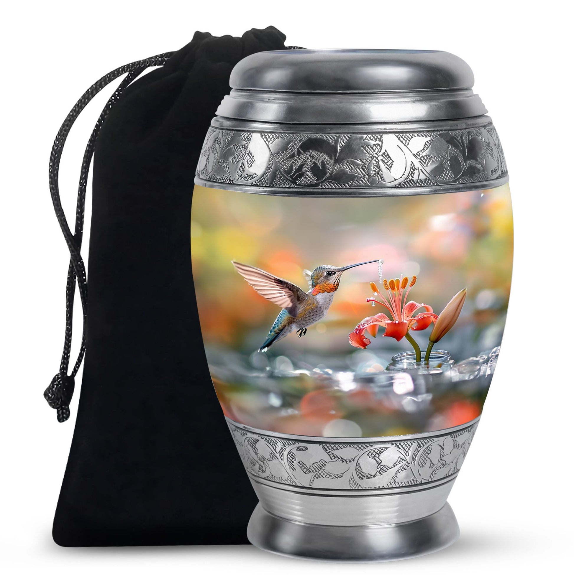 Humming Bird Cremation Keepsakes For Ashes Funeral, Ashes Memorial Urn