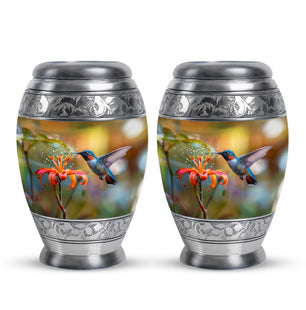 Humming Bird Small Keepsake For Human Ashes Funeral, Ashes Urn