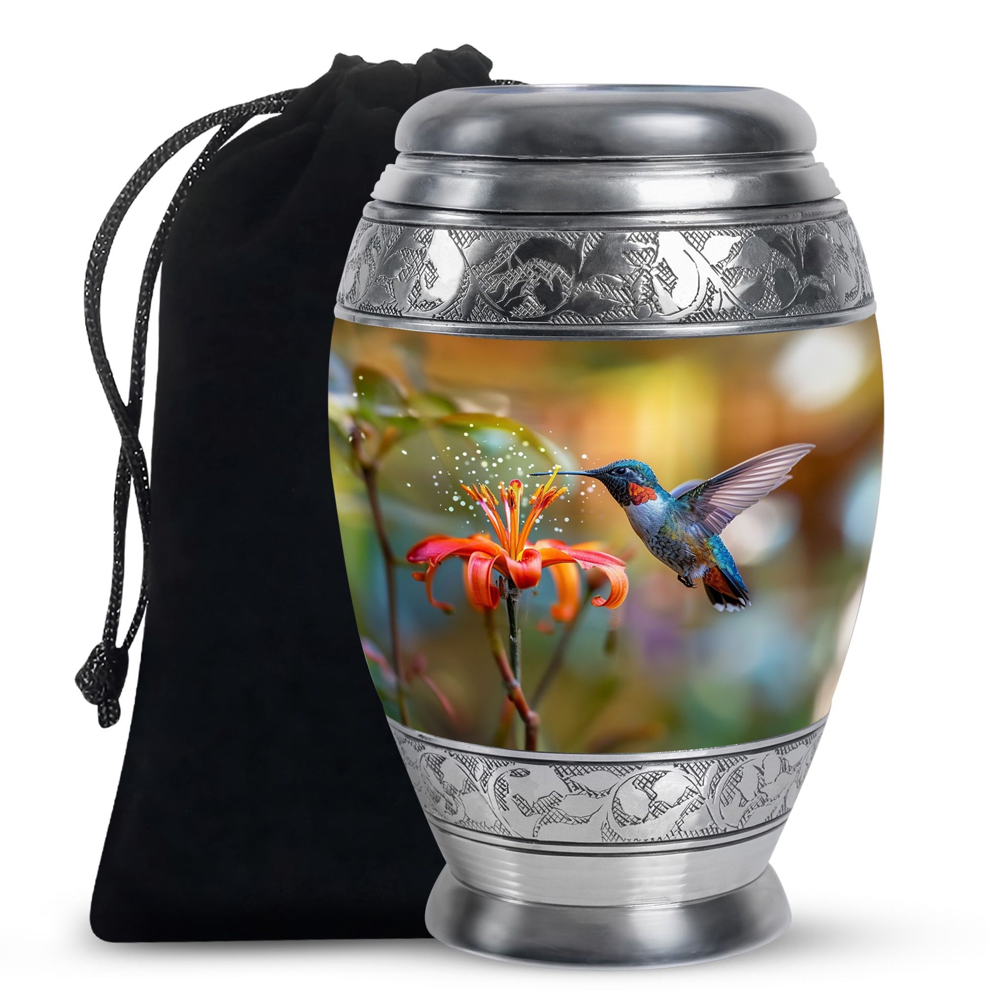 Humming Bird Small Keepsake For Human Ashes Funeral, Ashes Urn