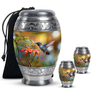 Humming Bird Small Keepsake For Human Ashes Funeral, Ashes Urn