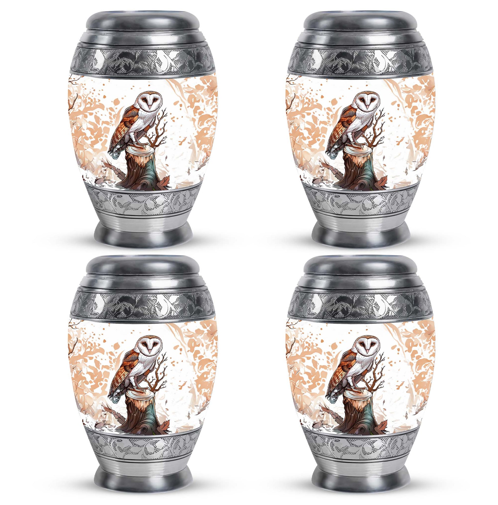 Barn Owl Urn For Human Ashes Women Funeral, Ashes Urn For Ashes