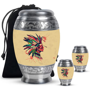 Native American Cremation Keepsakes Funeral, Ashes Cremation Urn