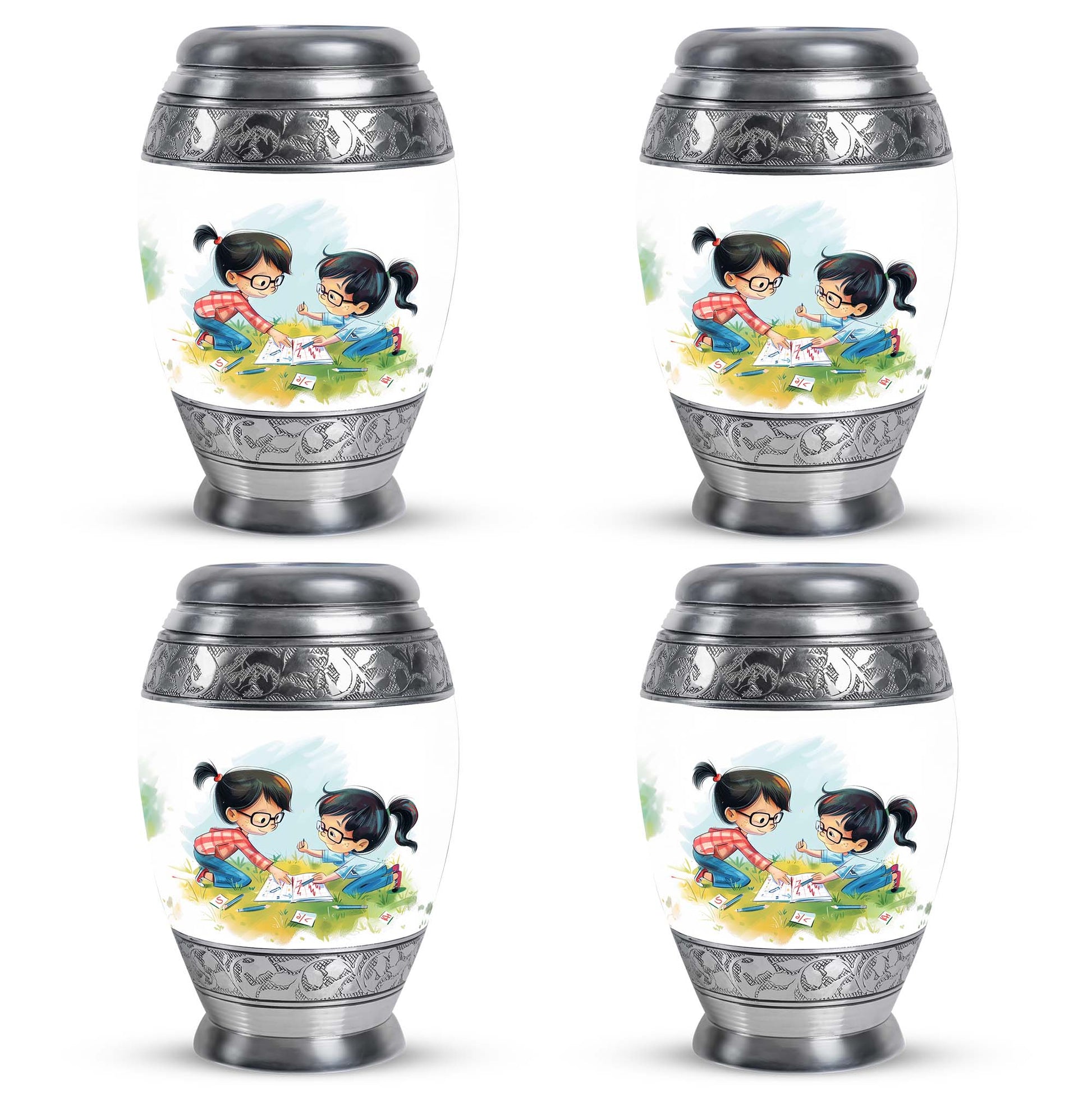 Brother And Sister Urn For Human Ashes Funeral, Ashes Cremation Urn