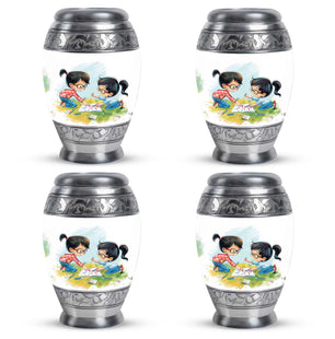 Brother And Sister Urn For Human Ashes Funeral, Ashes Cremation Urn