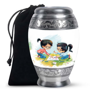 Brother And Sister Urn For Human Ashes Funeral, Ashes Cremation Urn