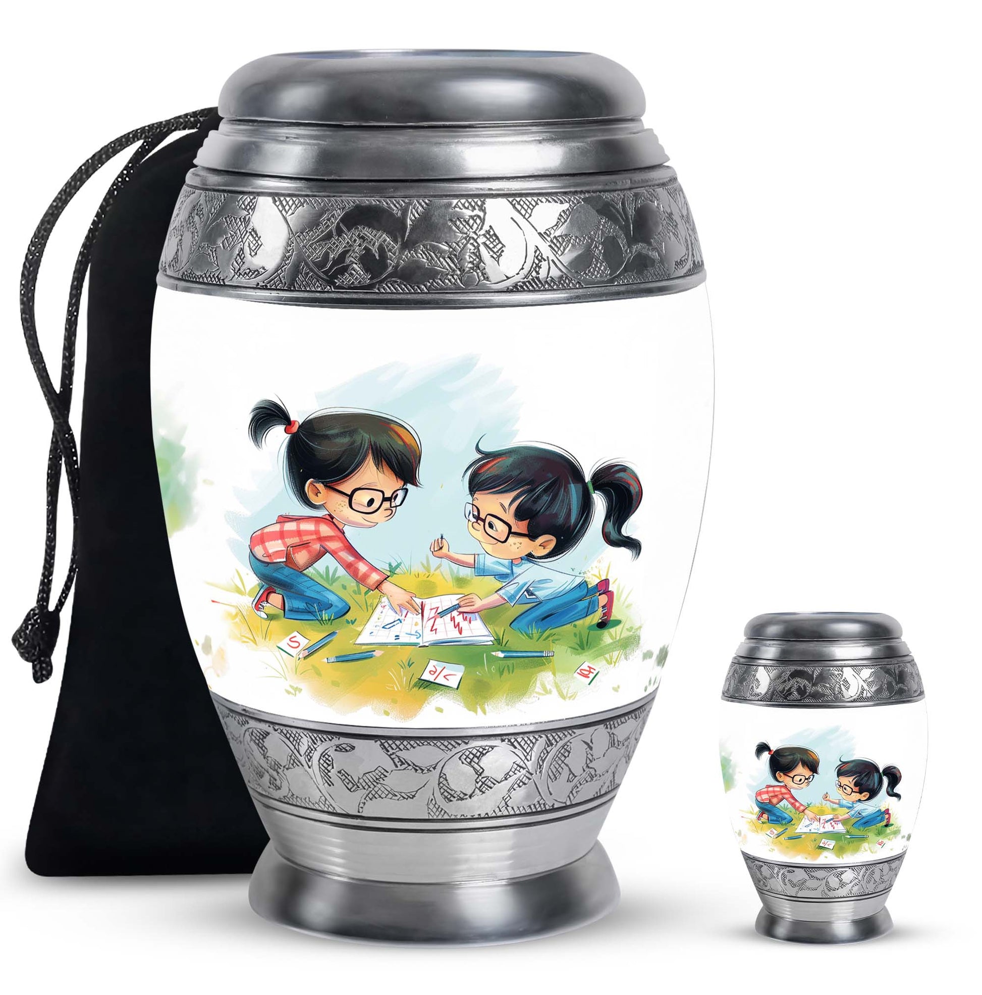 Brother And Sister Urn For Human Ashes Funeral, Ashes Cremation Urn