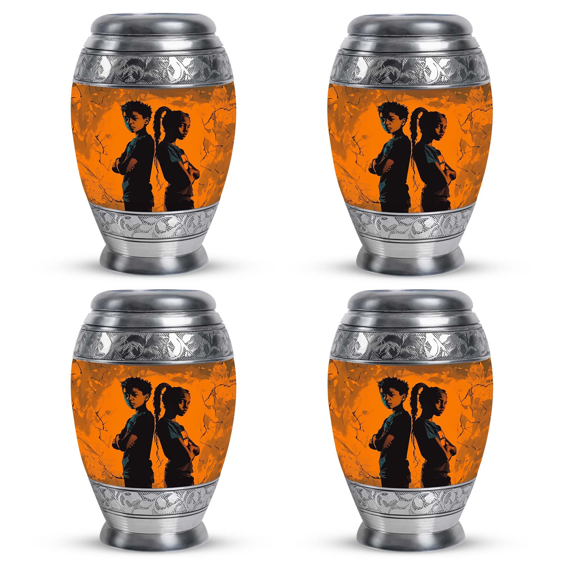 Brother And Sister Mini Urns For Human Ashes Large Funeral, Ashes Urn