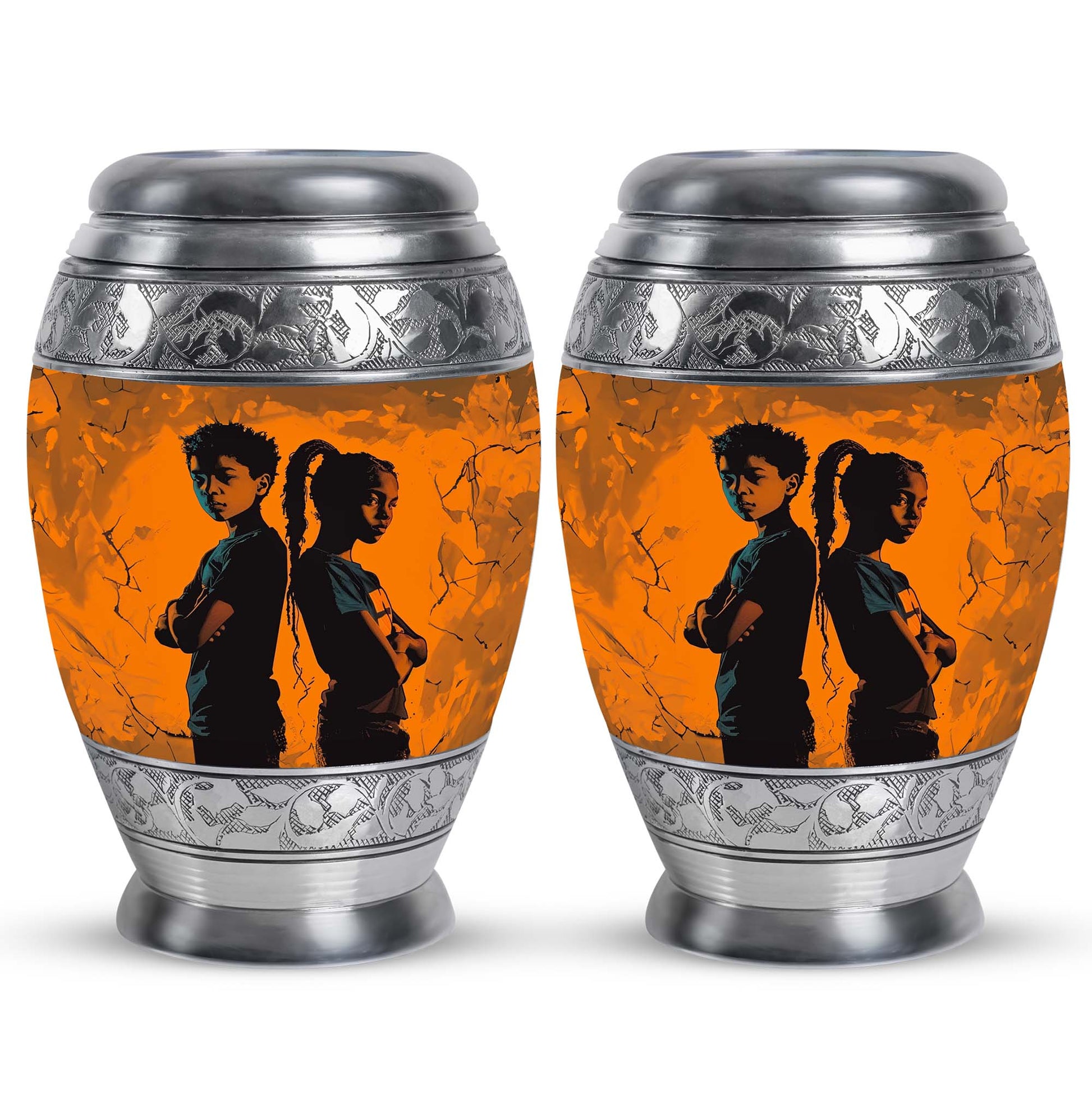 Brother And Sister Mini Urns For Human Ashes Large Funeral, Ashes Urn