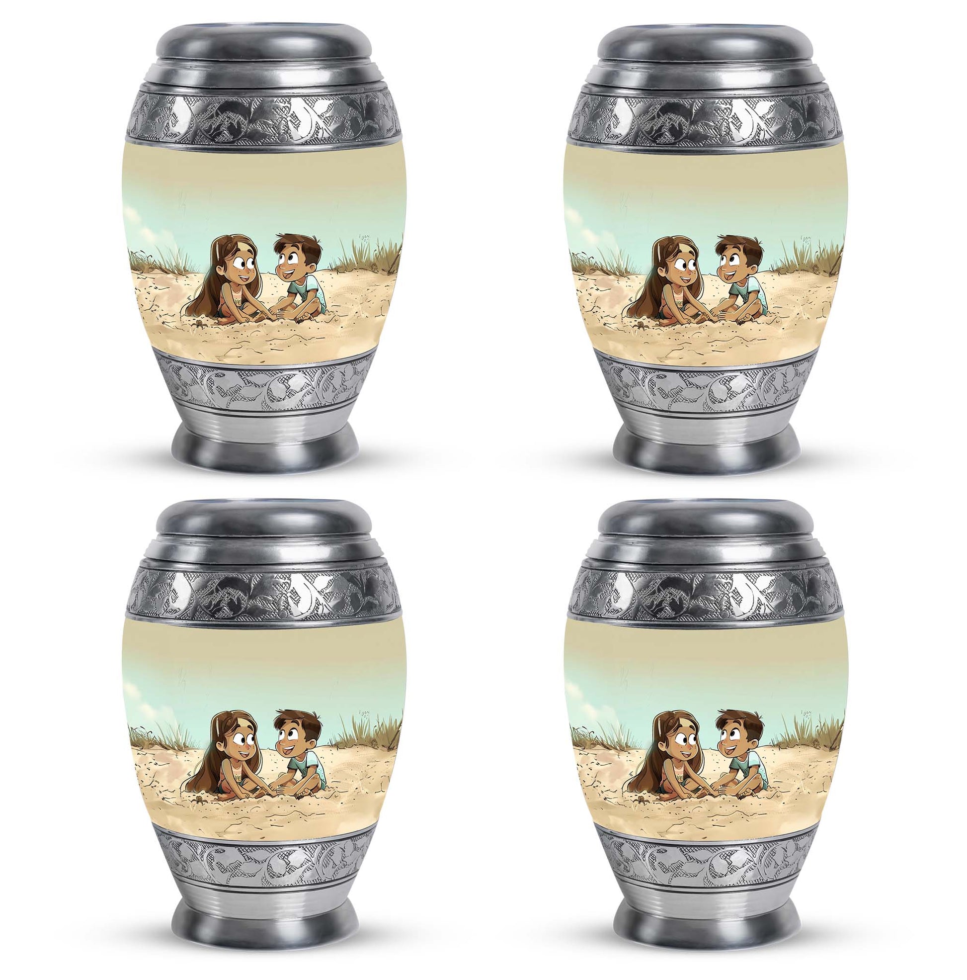 Brother And Sister Urn For Human Ashes Funeral, Ashes Urn For Ashes