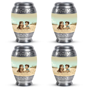 Brother And Sister Urn For Human Ashes Funeral, Ashes Urn For Ashes