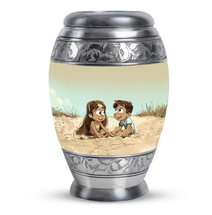 Brother And Sister Urn For Human Ashes Funeral, Ashes Urn For Ashes