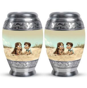 Brother And Sister Urn For Human Ashes Funeral, Ashes Urn For Ashes