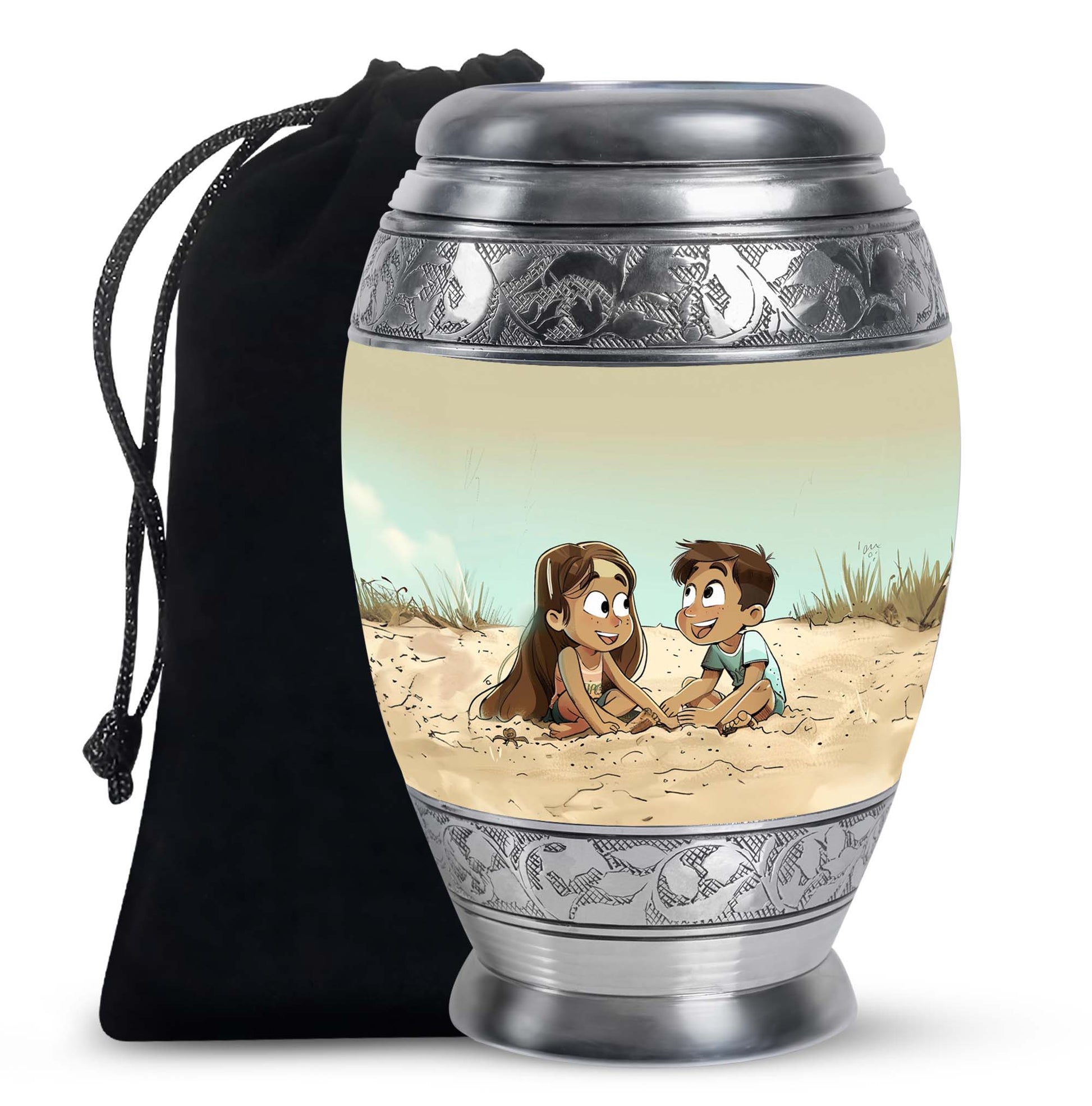 Brother And Sister Urn For Human Ashes Funeral, Ashes Urn For Ashes