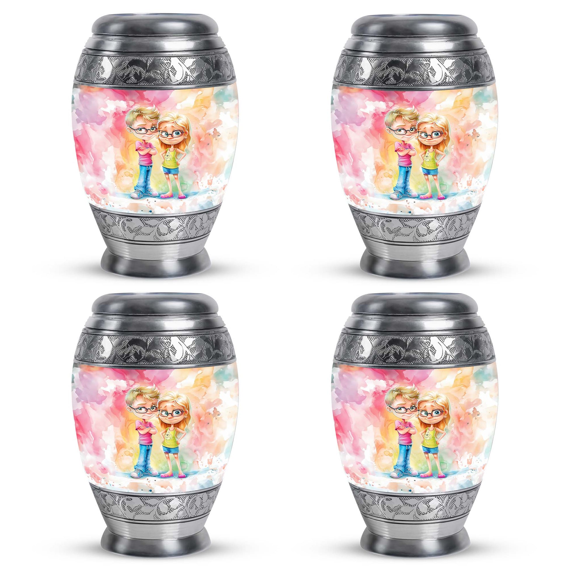 Brother And Sister Urn For Human Ashes Funeral, Ashes Cremation Urn